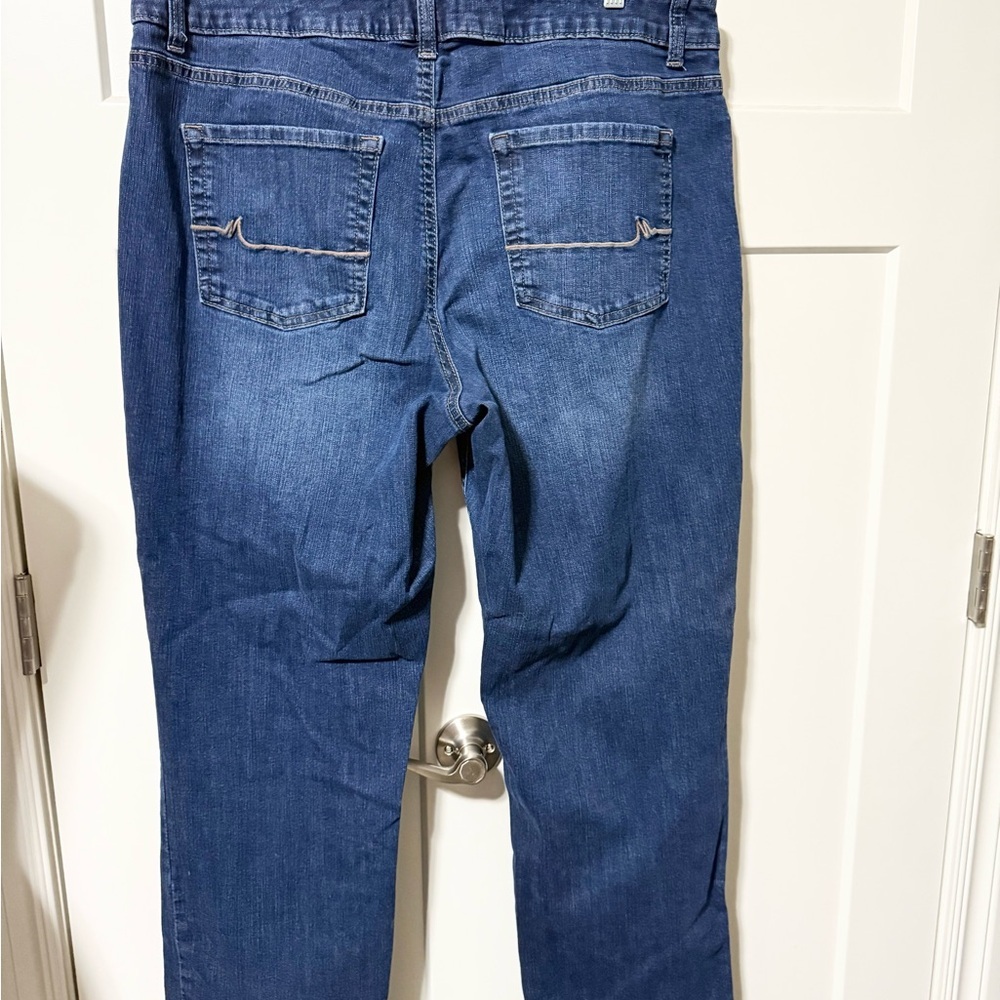 Maurices mjeans Mid Rise Slim Boot Classic Blue Women's Jeans Size 18W - Picture 7 of 11
